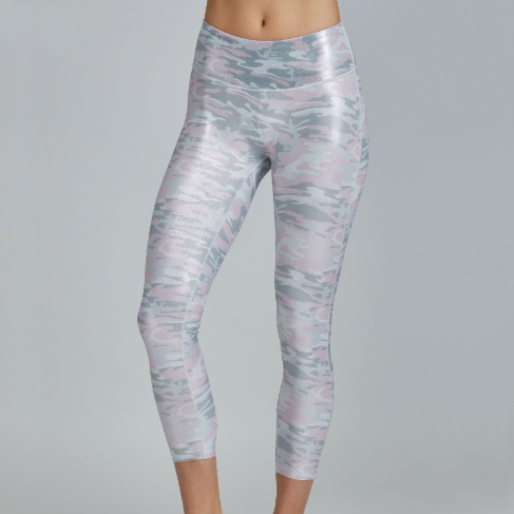 Pink Glamo / High Waist Barre 7/8 Legging